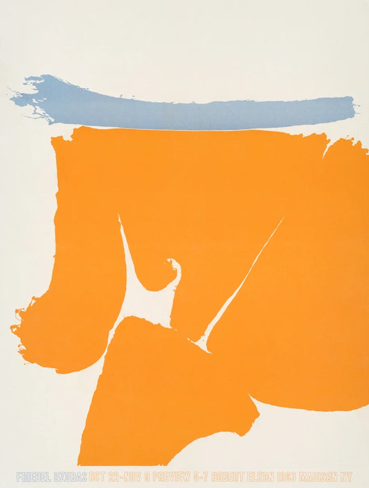 Friedel Dzubas Vintage Exhibiton Poster