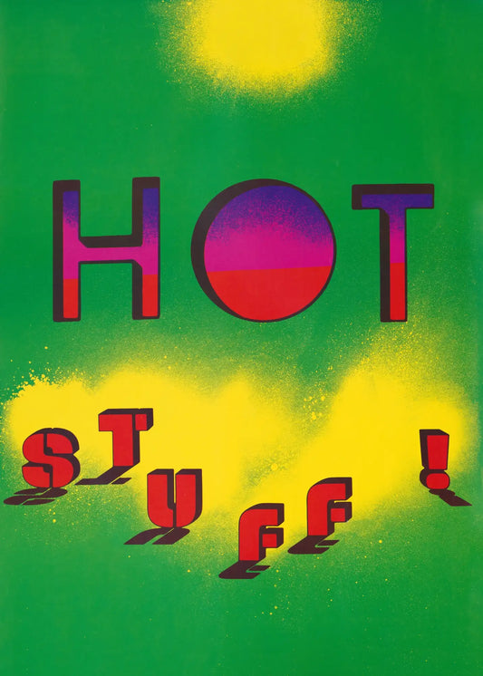 Hot Stuff Science Exhibition Vintage Poster