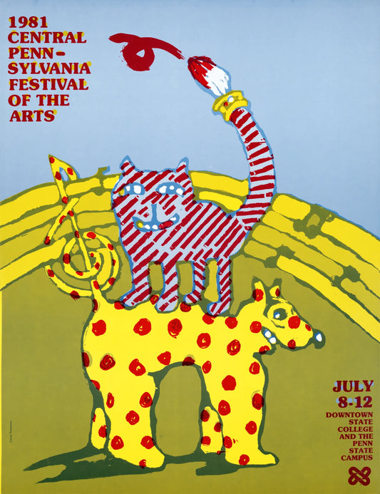 Pennsylvania Festival of Arts 1981 - Vintage Exhibition Poster