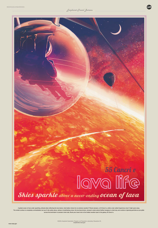 55 Cancri e - NASA Poster