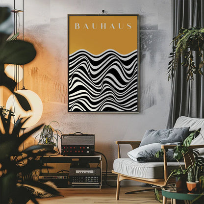 Bauhaus Poster - Yellow & Black