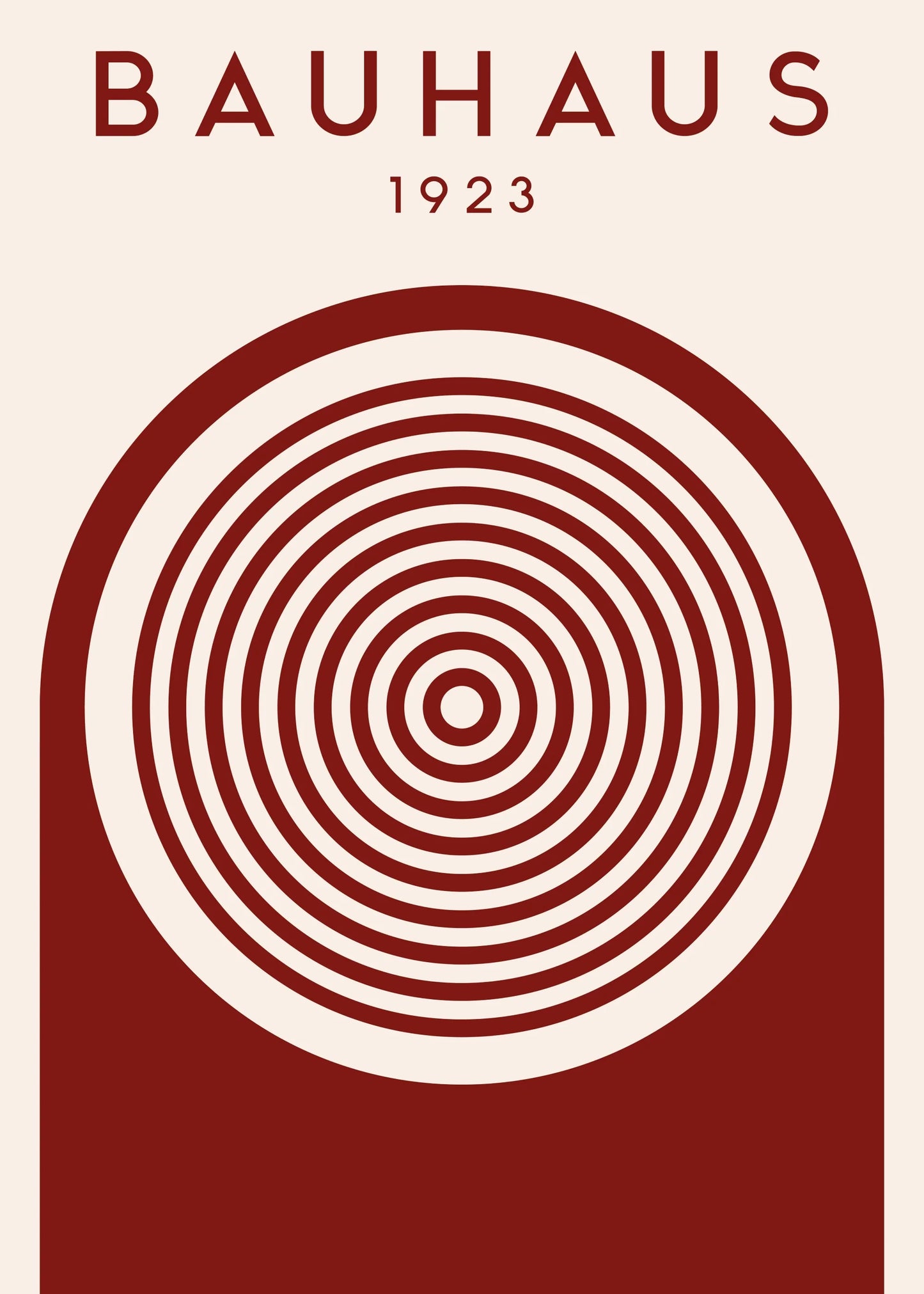 Bauhaus Poster - Concentric