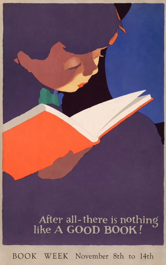 Book Week Vintage Poster