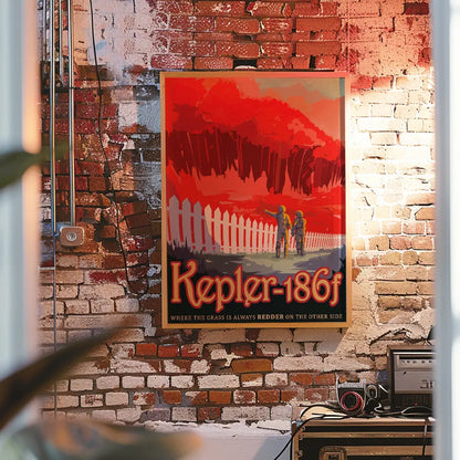 Kepler-186f - NASA Poster