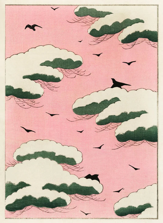 Pink Sky Shin Bijutsukai Illustration