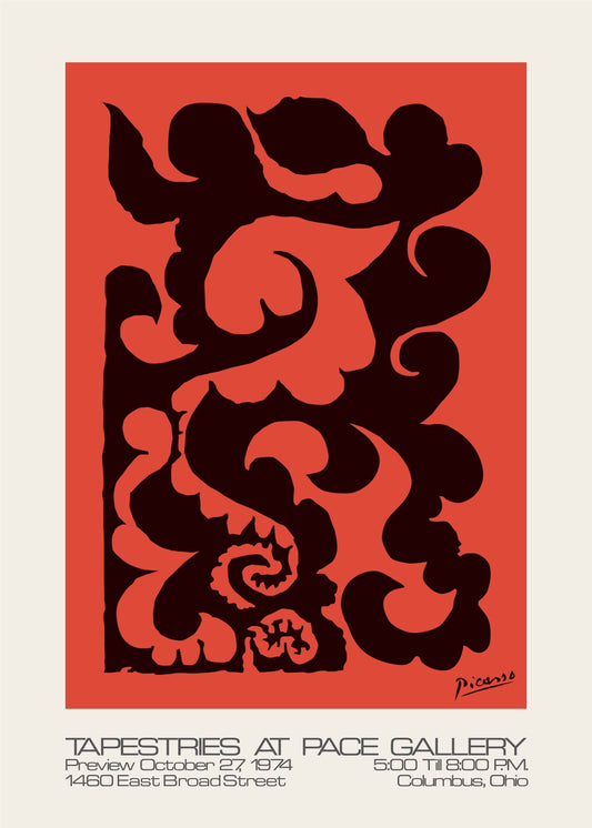 Vintage Exhibition Poster - Tapestries by Pablo Picasso