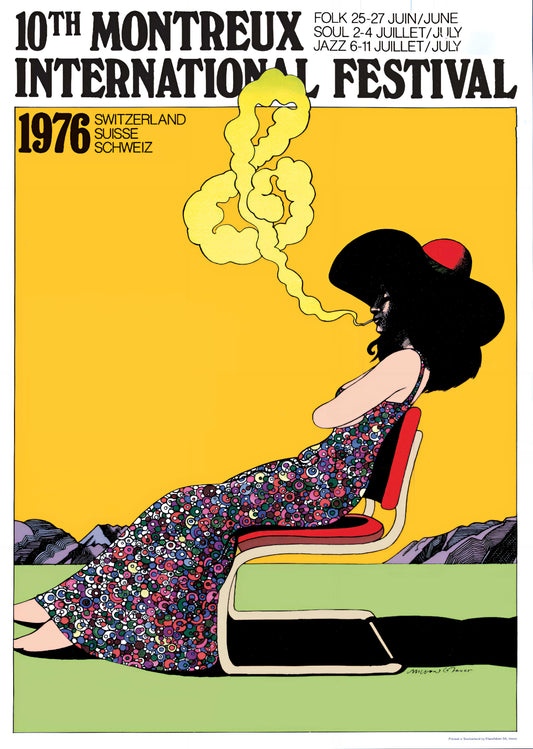 Vintage Poster - The Montreaux Jazz Festival 1976