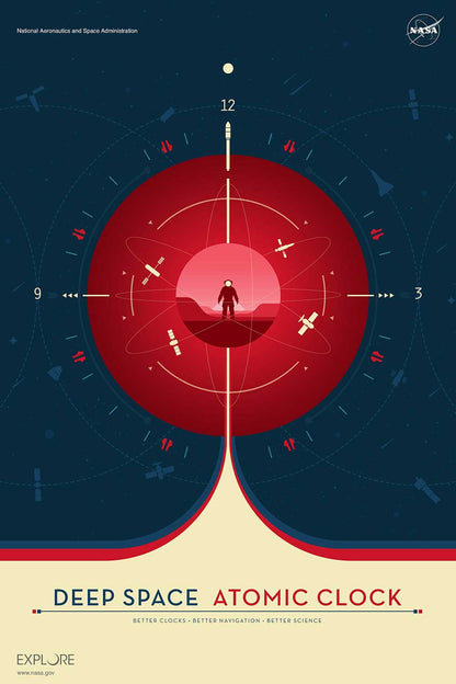 Atomic Clock Red