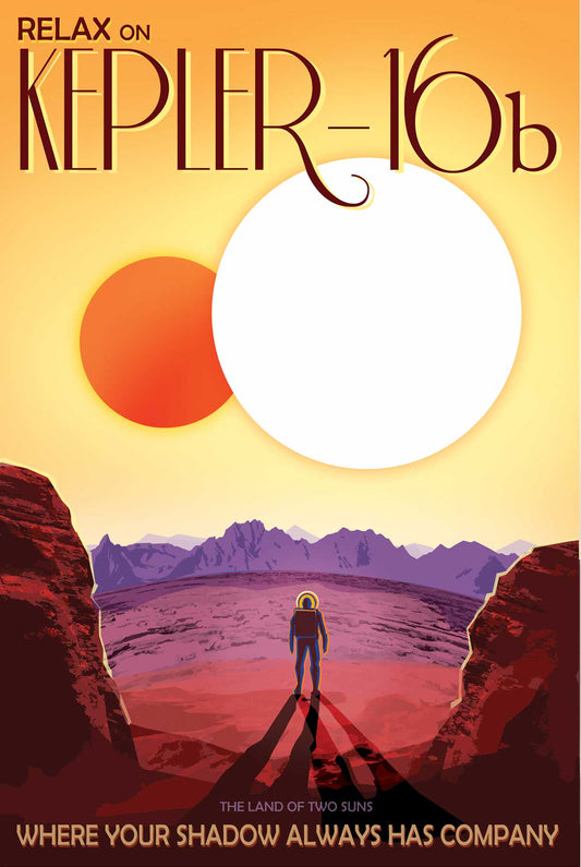 Kepler-16b - NASA Poster