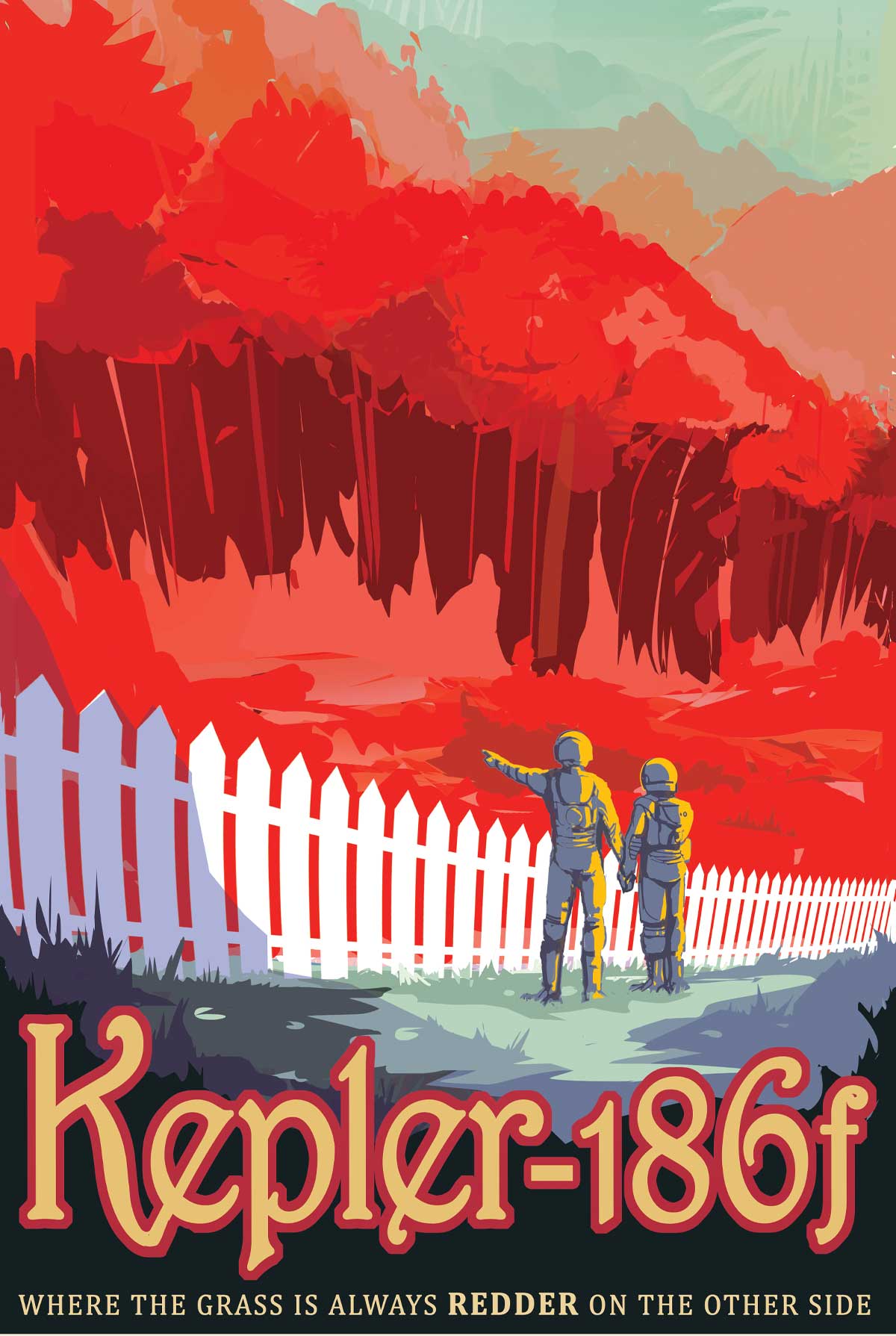 Kepler-186f - NASA Poster